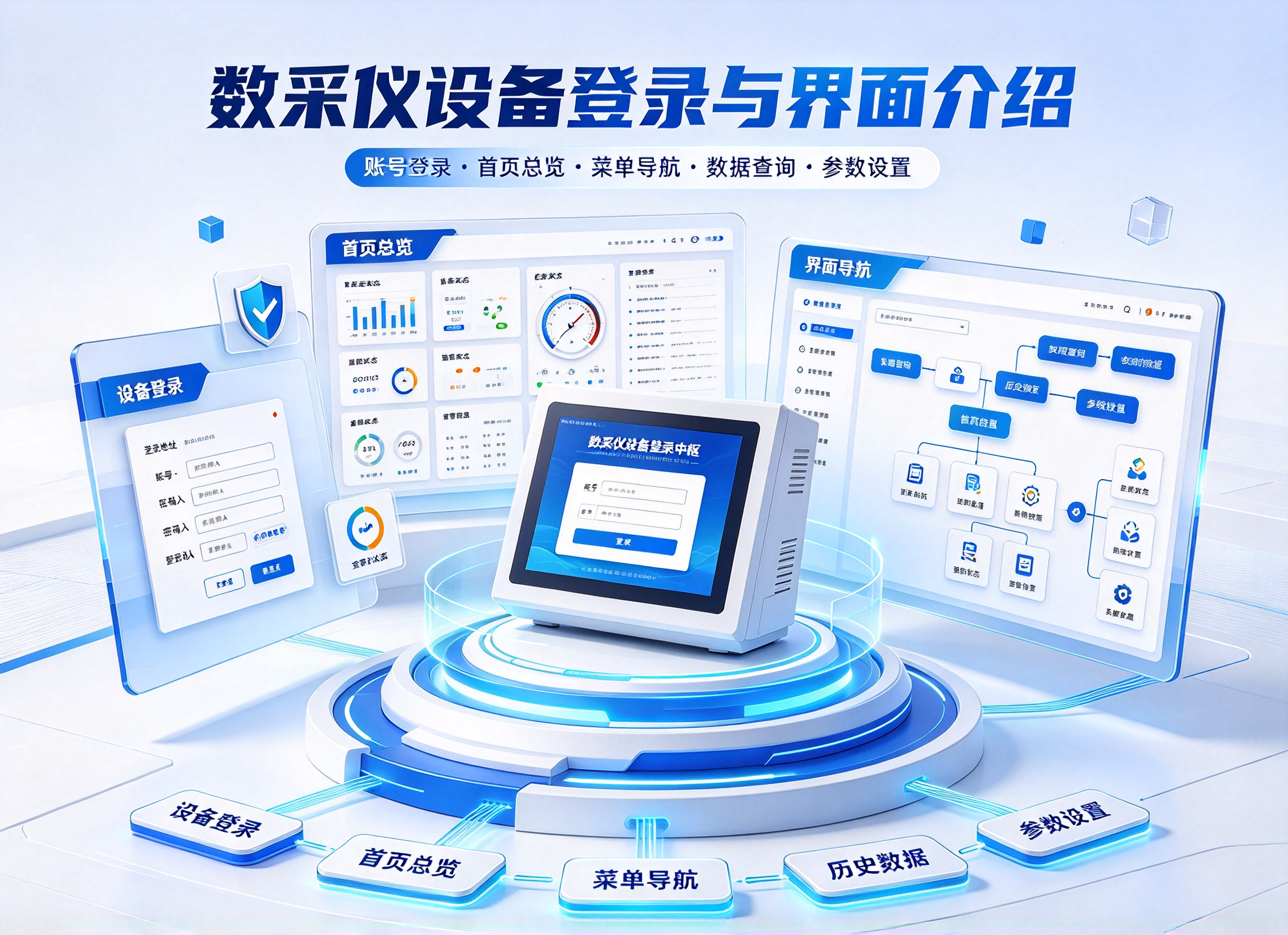 数采仪设备登录与界面介绍