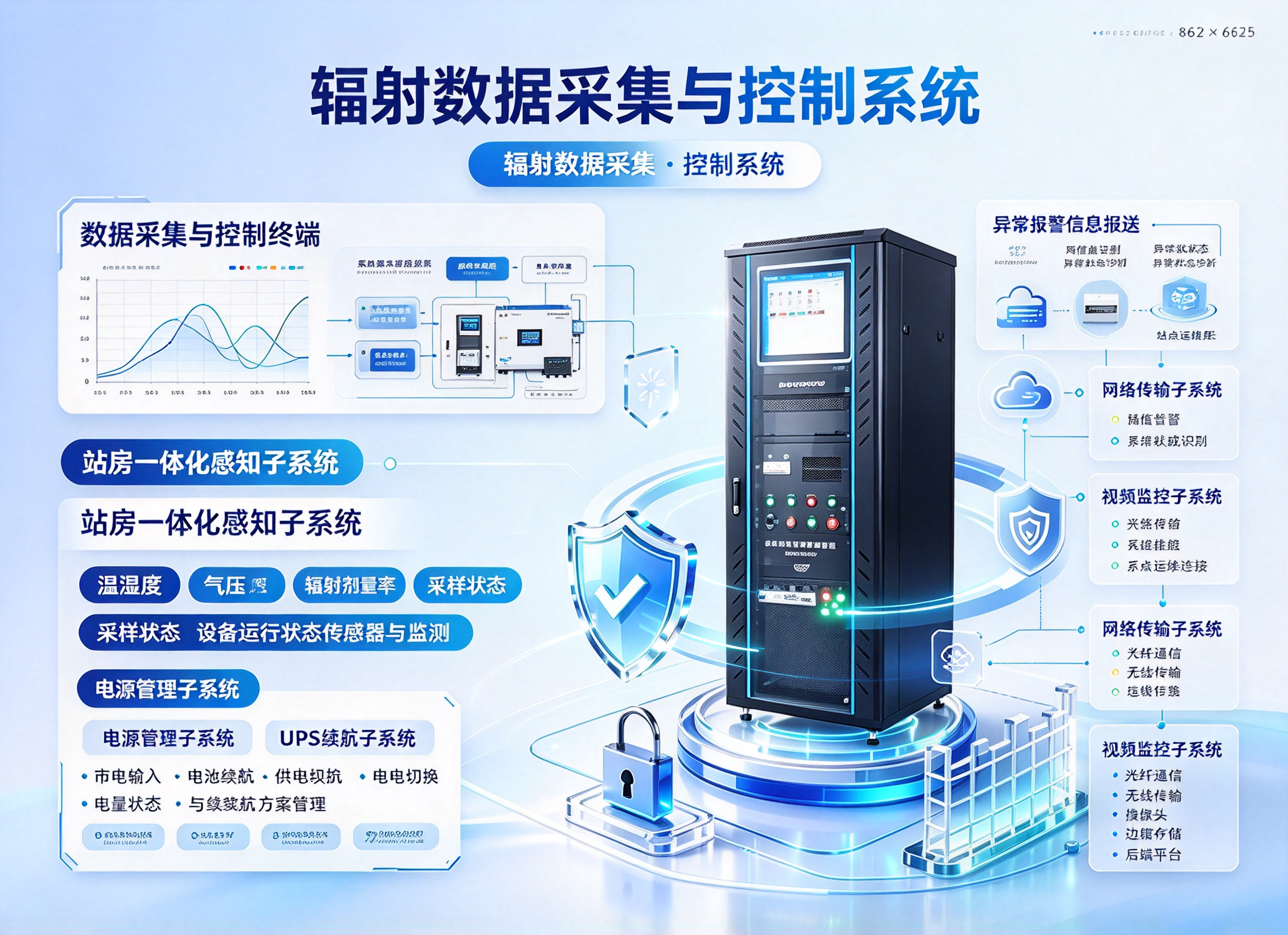 辐射数据采集与控制系统