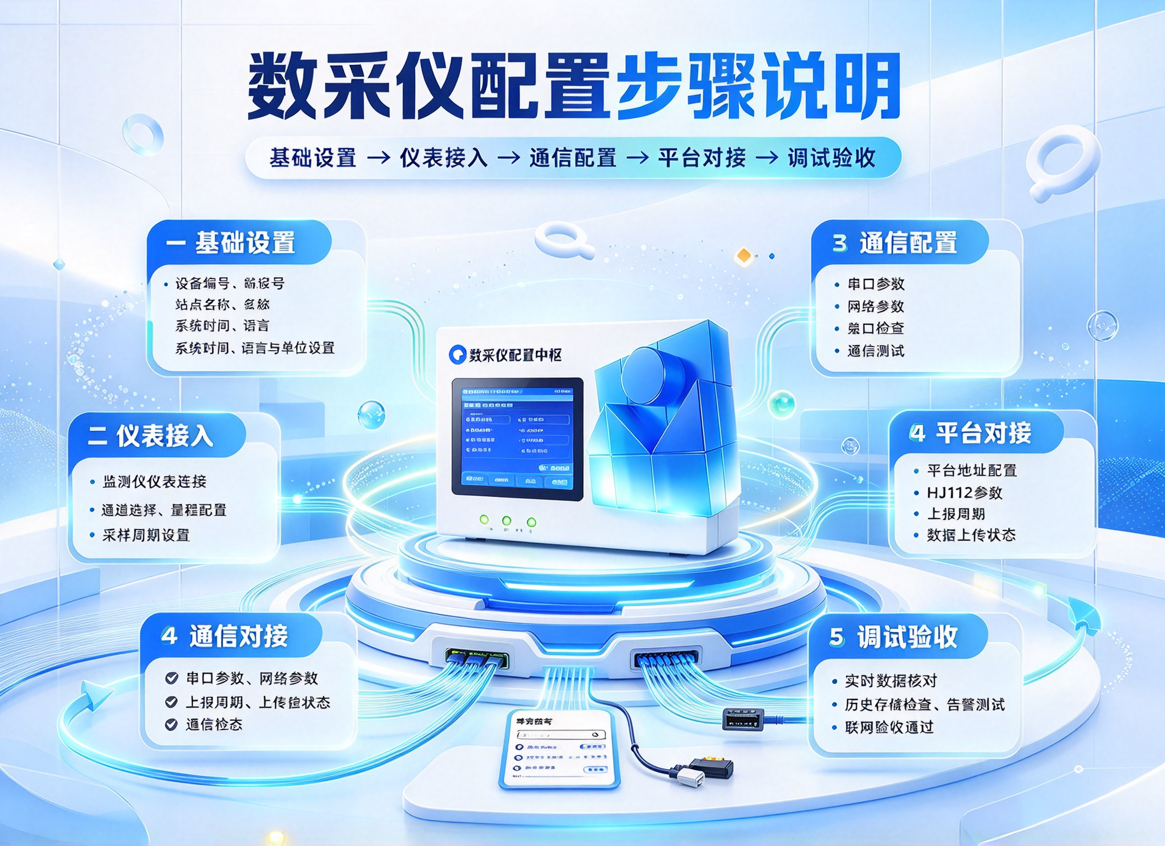 数采仪配置步骤说明